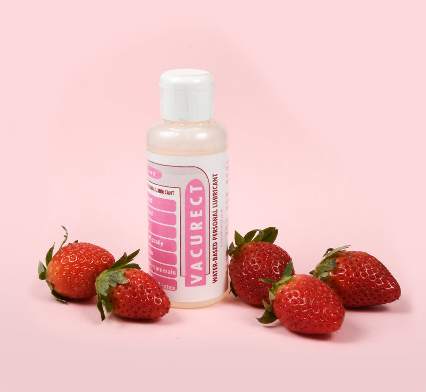 पानी आधारित व्यक्तिगत स्नेहक - स्ट्रॉबेरी फ्लेवर 100 एमएल