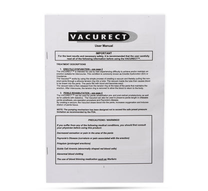 Vacurect™ OTC Diamond Erection Vacuum Device Kit